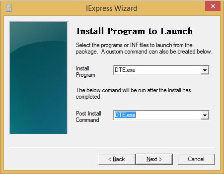 Install program to Launch